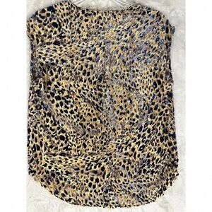 Elegant Animal Print Blouse